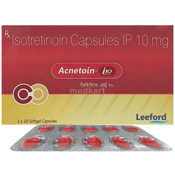 acnetoin i 10 softgel capsule 10's